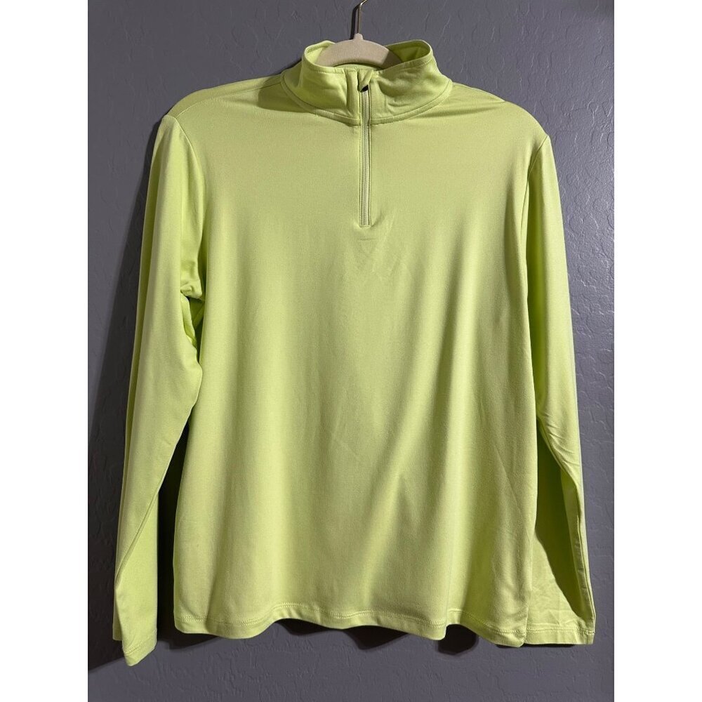 01. Algo Boys Performance Quarter Zip Pullover Long Sleeve Quick dry size L NWOT